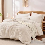 Fuanna Twin Comforter Set 5 Pieces, Luxury Seersucker Bed All Seaso. Fixed Price $76.88.