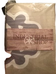 The Industrial Shop Architectural Tile Print Gray Queen Duvet And Sham Set. Fixed Price $34.95.