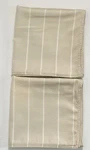 Nate Burkus + Project 62 King Pillow Shams Beige & White Pin Stripes 100% Cotton. Fixed Price $15.95.