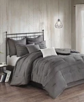 510 Design Jenda King 8 Piece Comforter Set Bedding, Grey. Fixed Price $139.90.