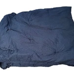 Liz Claiborne Navy Blue Geometric Labyrinth Cotton Comforter 90X96 Full Queen. Fixed Price $55.89.
