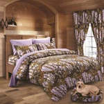 1 Pc Lavender Camo Woods Twin Comforter (no Sheets Pillowcase). Fixed Price $45.50.