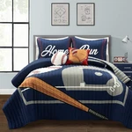Lush Decor Baseball Game Reversible Quilt Size 5 Piece Set Full/queen N.... Fixed Price $186.26.
