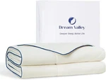 Dream Valley Outlast Cooling Comforter 60"X80" Throw Blanket, Ivory. Fixed Price $39.99.
