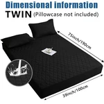 Super Soft Waterproof Mattress Cover, Layered Design, Comfortable And Durable. Fixed Price $35.99.