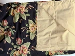 Ralph Lauren *charleston King Duvet Comforter Cover Vintage Tan Black Flowers. Fixed Price $274.95.