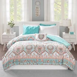 Complete Bed In Bag Casual Boho Comforter With Sheet Set Decorative Pillow,. Fixed Price $188.99.