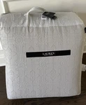 Ralph Lauren Sascha Gray Textured Medallion Full/queen Comforter Set $455. Fixed Price $169.99.