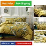 Flower And Bird Comforter Set Garden Style Vibrant Colors Floral Se.... Fixed Price $102.37.