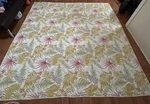 Vintage 90S Liz Claiborne Home Full Bloom Comforter Leaves- Flower King. Fixed Price $380.00.