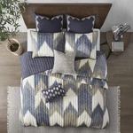Ink+ivy Reversible Cotton Quilt-luxury Double Sided Stitching Design All Seas.... Fixed Price $103.07.