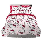 Hello Kitty Polka Dot Bedding 7 Piece Super Soft Comforter And Sheet Set With.... Fixed Price $166.32.
