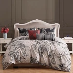 Bebejan French Linen 5 Piece Reversible Comforter Set 100% Cotton Sateen. Fixed Price $131.03.