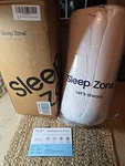 Sleep Zone Reversible Queen Size Cooling Comforter, Soft Breathable Bedding Down. Fixed Price $30.00.