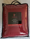 Twin Comforter Set By Tribeca Living Lugano Oversized Burgundy Pink Quilt. Fixed Price $17.98.