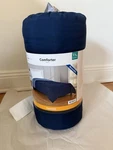 Mainstays Essential Twin/twin Xl Reversible Comforter Navy Blue 100% Polyester. Fixed Price $15.99.