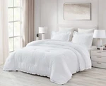Chezmoi Collection Nora 2-PIECE Ruffled Edge Trim Soft Washed Microfiber Comf.... Fixed Price $41.68.