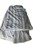 Dockers King Blue Striped Heavy Comforter & 2 Shams.. Fixed Price $249.00.