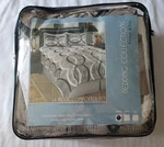 Comforter Ashley Furniture 4 Piece Queen Set 2 Pillow Shams Bed Skirt. Fixed Price $69.95.