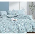 Dazzled Dreams Blue Floral 100% Cotton Comforter Set Queen Shabby Chic French. Fixed Price $129.00.