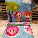 New Lalaloopsy Twin Sheet Set Plus Throw Pillow 4 Pc Total Retired Excellent. Fixed Price $59.95.