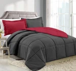 Clara Clark Luxury Down Alternative Comforter Set, All Season, Box Stitched, Duv. Fixed Price $52.99.