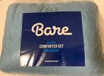 Bare Home Comforter Set 3 Pieces Queen- Down Alternative Blue As Shown. Fixed Price $40.97.