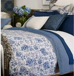 Ralph Lauren Bluff Point Full/queen Duvet Comforter Cover Blue Flower New. Fixed Price $99.00.