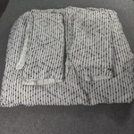 Nate Berkus Cotton King Duvet Striped Knotted 2 Pillow Shams Mod Geometric. Fixed Price $65.00.