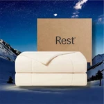 Rest Evercool Cooling Comforter, King/cali King, Snow Ivory Read. Fixed Price $115.00.